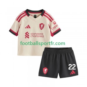 Tenue Liverpool Hugo Ekitike 22 Enfant Exterieur 2025-2026 Maillot de Foot